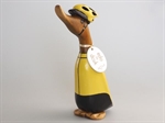 edo - and med gul cykel trøje højde ca. 22 cm - Fransenhome